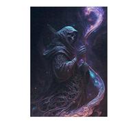 38x26cm/1000pcs Jigsaws for Teenagerss Puzzle Reaper with Celestial Staff Puzzle for Adults Hands-on Game Difficult Hard Parent-child Interaction 38x26cm/1000pcs