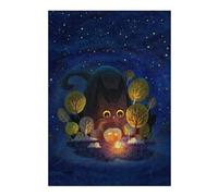 38x26cm/1000pcs Jigsaws Illuminated Forest Puzzles for Adults Anti-Stress Toys Pattern Assembly Deal As Gifts for The Whole Family 38x26cm/1000pcs