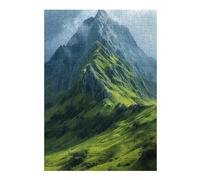 38x26cm/1000pcs Jigsaws Misty Mountain Majesty Puzzles for Adults Anti-Stress Toys Pattern Assembly Deal As Gifts for The Whole Family 38x26cm/1000pcs