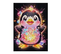 38x26cm/1000pcs Jigsaws Shiny Diamond Penguin Puzzles for Adults Anti-Stress Toys Pattern Assembly Deal As Gifts for The Whole Family 38x26cm/1000pcs