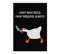 38x26cm/1000pcs Jigsaws Untitled Goose Crazy 2 Puzzles for Adults Anti-Stress Toys Pattern Assembly Deal As Gifts for The Whole Family 38x26cm/1000pcs