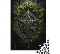 38x26cm 1000pcs Pagan Wreath Winter Solstice Jigsaw Puzzle, 1000 Piece