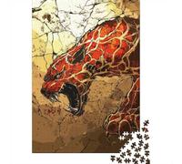 38x26cm/1000pcs, Paper Puzzle, 1000 Pieces, Saber Tooth Breaking Through