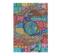 38x26cm/1000pcs Puzzle For Adults A World Between His Hands Jigsaw for Adults Hands-on Game A Work of Art Deal As Gifts for The Whole Family 38x26cm/1000pcs