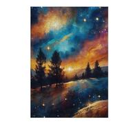 38x26cm/1000pcs Puzzle For Adults Abstract Landscape Neon Jigsaw for Adults Hands-on Game A Work of Art Deal As Gifts for The Whole Family 38x26cm/1000pcs