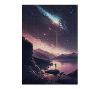 38x26cm/1000pcs Puzzle For Adults Anime Galaxy Sunset Puzzle for Adults Relaxing Games Staycation Kill Time Unique Birthday And Gifts 38x26cm/1000pcs
