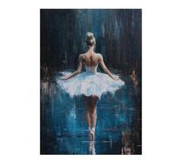38x26cm/1000pcs Puzzle For Adults Ballet Dancer in Blue Stillness in Blue Jigsaw for Adults Hands-on Game A Work of Art Deal As Gifts for The Whole Family 38x26cm/1000pcs