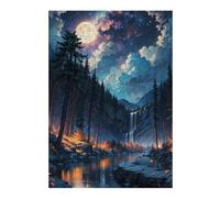 38x26cm/1000pcs Puzzle For Adults Mountain And River Puzzle for Adults DIY Toys Presents for Women Deal As Gifts for The Whole Family 38x26cm/1000pcs