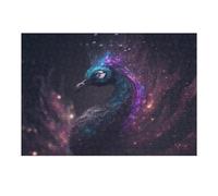 38x26cm/1000pcs Puzzles for Adults Galactic Peacock Cosmic Beauty in Flight Jigsaw Puzzle Anti-Stress Toys Presents for Women Difficult And Challenge 38x26cm/1000pcs