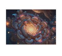 38x26cm/1000pcs Puzzles for Adults Whirling Cosmic Bloom Jigsaw Puzzle Anti-Stress Toys Presents for Women Difficult And Challenge 38x26cm/1000pcs