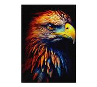 38x26cm/1000pcs Puzzles for Teenagerss Amazing Owl Colorful Jigsaw Puzzle Toy Wall Decor Difficult Challenge Stress Reduction Gifts 38x26cm/1000pcs