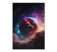 38x26cm/1000pcs Puzzles for Teenagerss Beautiful Sky in Space Adult Puzzles Hands-on Game Pattern Assembly Unique Birthday And Gifts 38x26cm/1000pcs