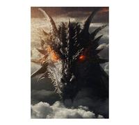 38x26cm/1000pcs Puzzles for Teenagerss Cloud Crowned Dragon God Adult Puzzles Hands-on Game Pattern Assembly Unique Birthday And Gifts 38x26cm/1000pcs