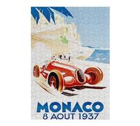 38x26cm/1000pcs Puzzles for Teenagerss Monaco Grand Prix 1948 Jigsaw Puzzle Toy Wall Decor Difficult Challenge Stress Reduction Gifts 38x26cm/1000pcs