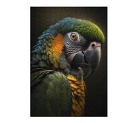 38x26cm/1000pcs Puzzles for Teenagerss Parrot Portrait Jigsaw Puzzle Toy Wall Decor Difficult Challenge Stress Reduction Gifts 38x26cm/1000pcs
