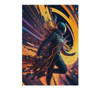 38x26cm/1000pcs Puzzles for Teenagerss Quantum Leap The Astronaut's Odyssey -1 Jigsaw for Adults Brain Teaser Game But Fun And Humorous for Birthday, Chrismas 38x26cm/1000pcs