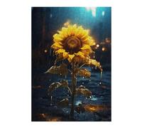 38x26cm/1000pcs Puzzles for Teenagerss Rainy Sun Flower Adult Puzzles Hands-on Game Pattern Assembly Unique Birthday And Gifts 38x26cm/1000pcs