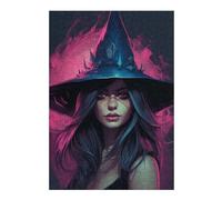38x26cm/1000pcs Puzzles for Teenagerss Witch's Enchanted Hat Jigsaw for Adults Relax Games Presents for Women Deal As Gifts for The Whole Family 38x26cm/1000pcs