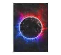 38x26cm/1000pcs Teenagers Pieces Jigsaw Puzzle Cosmic Eclipse Adult Jigsaw Brain Teaser Game But Fun And Humorous Gifts for Friends And Family 38x26cm/1000pcs