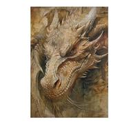 38x26cm/1000pcs Teenagers Pieces Jigsaw Puzzle Ethereal Dragon Puzzles for Adults Hands-on Game Perfect Decoration Challenging To Complete 38x26cm/1000pcs