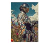 38x26cm/1000pcs Teenagers Puzzles Samurai in A Flower Field Jigsaw Puzzle Fun Games Precision Cutting Unique Gifts for Birthday And Christmas 38x26cm/1000pcs