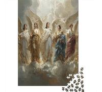 38x26cm/1000pcsAngels in Holy Light Puzzle DIY-Puzzle Für Erwachsene