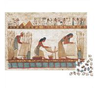 38x26cm/1000pcsPapyrus Weaving Puzzle Ancient Egyptian Art Style DIY-Puzzle Für Erwachsene