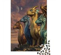 38x26cm/1000pcsPenas Dragon Puzzle Rocky Cliff Under The Sky DIY-Puzzle Für Erwachsene