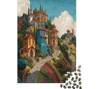 38x26cm/1000pcsPuzzles, Puzzles Für Erwachsene Und Teenager A Cul De Sac with Beautiful Houses