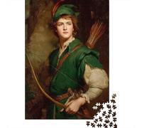 38x26cm/1000pcsPuzzles, Puzzles Für Erwachsene Und Teenager Robin Hood Carries A Bag of Quivers