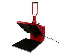 Clam Heat Press 38 x 38cm, PTFE Sheet & Sublimation Paper Monstershop Red One Size