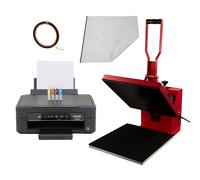 Clam Flat Heat Press Transfer Machine & Printer T-Shirt Sublimation Design Print