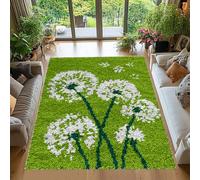 38x52 cm Latch Hook Kits for Adults, Latch Hook Rug Kit, Latch Hook Cushion Kits, Carpet Embroidery Needlework Crocheting, Tapestry Kits for Home Decoration, Crochet Rug Making Kit for Adults