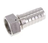 38x54 mm & G1-1/2'' Stainless Steel 1.4301 Hose Pillar with Union Nut DIN EN 14423 / DIN 2826