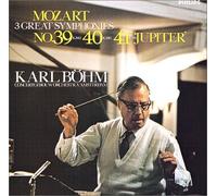 モーツァルト:交響曲39番 変ホ長調 K.543、交響曲第40番 ト短調 K.550、交響曲第41番 ハ長調 K.551〈ジュピター〉