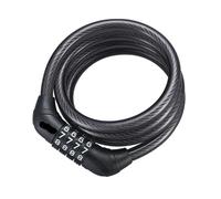 39.37FT Bike Lock Cable, Heavy Duty 4-Digit Combination Lock smart Lock | Self-Coiling Anti-Theft Security Cable for Bicycle
