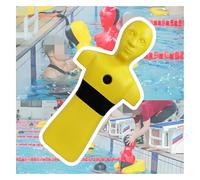 39.4-inch Water Rescue Training Dummy - Simulates Pool, Beach, And River Environments For Drowning Prevention And Fire Rescue Drills; Features Rapid Drainage(Yellow)