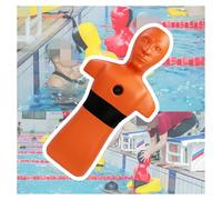 39.4-inch Water Rescue Training Dummy - Simulates Pool, Beach, And River Environments For Drowning Prevention And Fire Rescue Drills; Features Rapid Drainage(Orange)