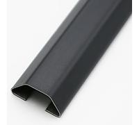 39.4 Inch Wire Channels to Hide Wires, Stainless Steel Cable Management Raceway, Cord Organizer for Under Desk/Ceiling/Corner/Floor (Color : Black 1.5m, Size : 30x12x15mm)