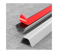 39.4" Self-Adhesive Aluminum Alloy Cable Raceway - Wire Management Covers for Home & Office - Corner Cord Concealer for Music Room - Stylish Silver (30mm Width)