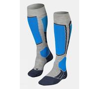 39/41 Falke Mens SK2 Intermediate Ski Socks Lt Grey Size 5.5 - 7.5