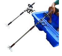 39"/49" Long Drill Boat Powered Propeller, Cordless Drill Propeller Mount Lightweight, Aluminum Alloy Boat Outboard Motor with Clamp Bracket(With Clamp,L-100cm(39 3/8"))