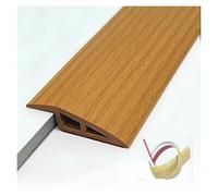 39.4in Floor Transition Strip Vinyl Door Threshold Flooring Transition Strip Self-Adhesive Carpet To Tile Transition Edging Trim For Doorways, Thresholds, Ramps, Tiles And Laminate Planks(Yellow Wood,