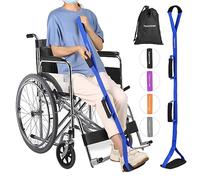 39 Inch Long Leg Lifter Strap with Padded Handgrips and Foot Loop,Rigid Leg Lifter Hip&Knee Replacement Surgery Recovery Kit,Mobility Aids Tool Foot Lifter Easily Get in and Out of Bed,Car,Wheelchair