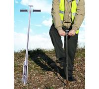 39 inch Soil Sampling Rod for Agricultur Soybeans, Powder Detection Sampler with Sampler Hole, Industrial Granules Extraction Collector(70 mm (2 3/4"))