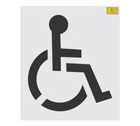 39" Legacy Handicap Stencil - 1/16" (.063") Light-Duty LDPE