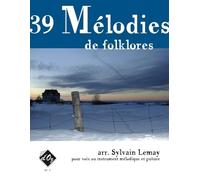 39 Mélodies de folklore. Flute And Accomp..