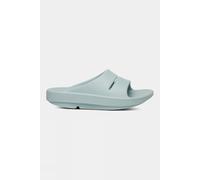 39 OOFOS Womens Ooahh Slides Sandals Bright Blue Size 6