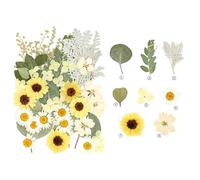39 Pcs Dried Edible Flowers For Cakes, Edible Flowers For Cake Decorations, Decorations With 8 Styles For Wedding Birthday DIY Crafts, Hair Accessories, Gift Wrapping, Home Decor