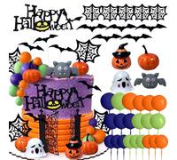 39 PCS Halloween Cake Decoration Witch Ghost Cake Topper Rip Cake Decoration Birthday Decoration for Halloween Party Supplies